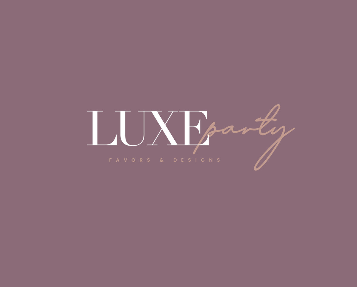 Luxe Party Favors and Designs